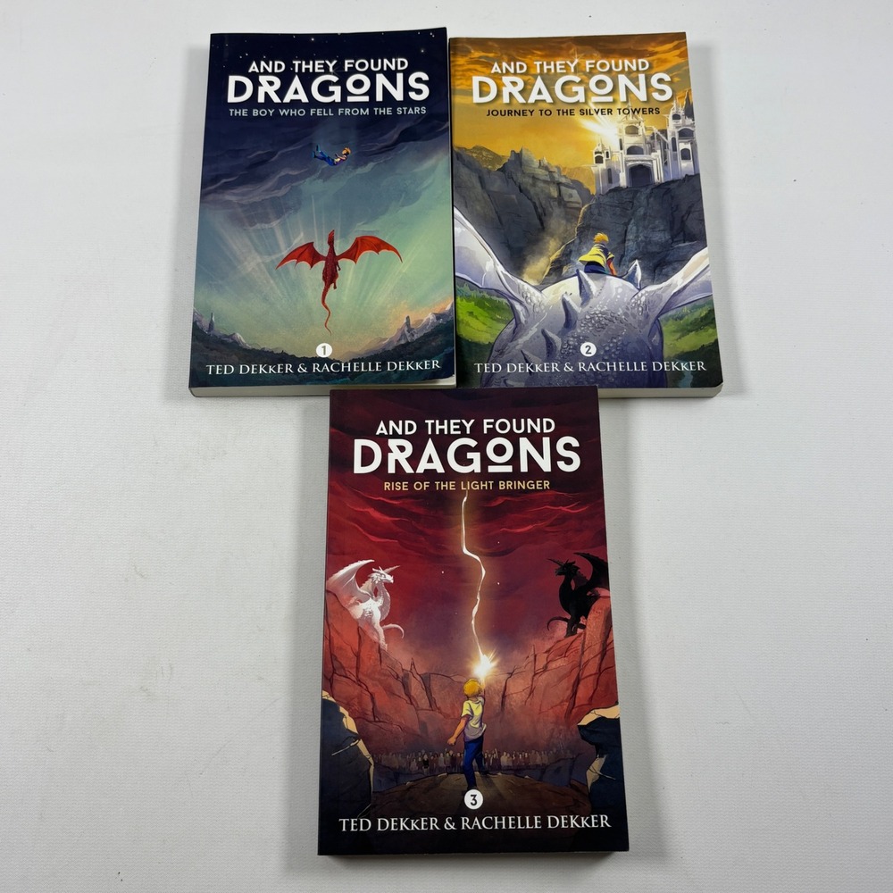And They Found Dragons Trilogy Ted Dekker Rachelle Dekker Paperback Books 1-3